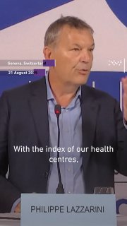 🎥 “Let’s be very clear, this is a constructed and manufactured famine.” Unrwa chief, Philippe Lazzarini, has warned that